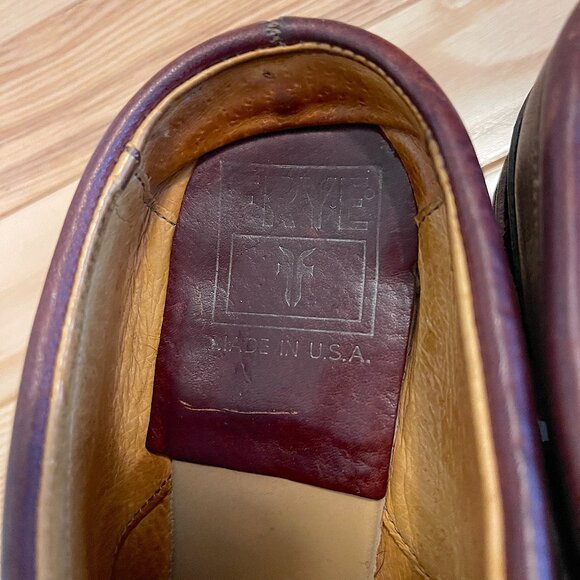 Women's Frye Belted Harness Mule 7.5 M Clog Booties Brown Motorcycle - Picture 8 of 12